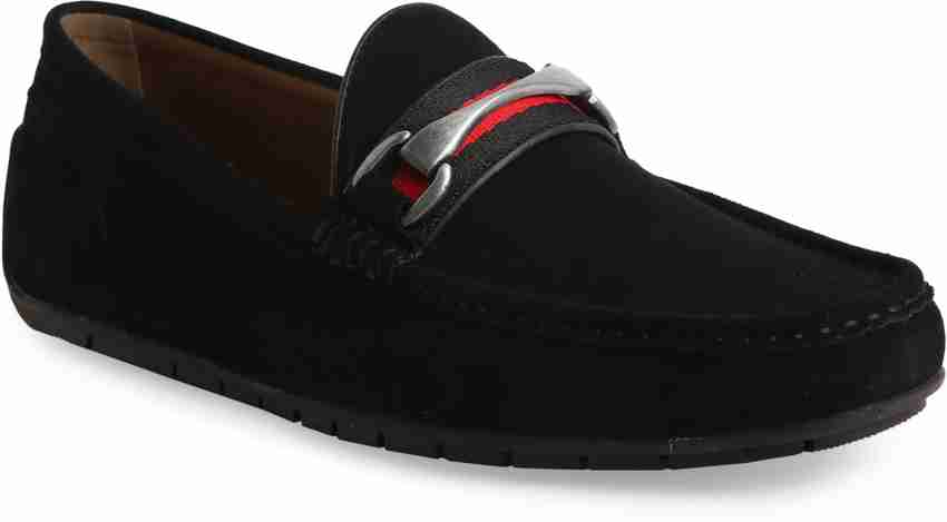 Aldo black loafers mens best sale