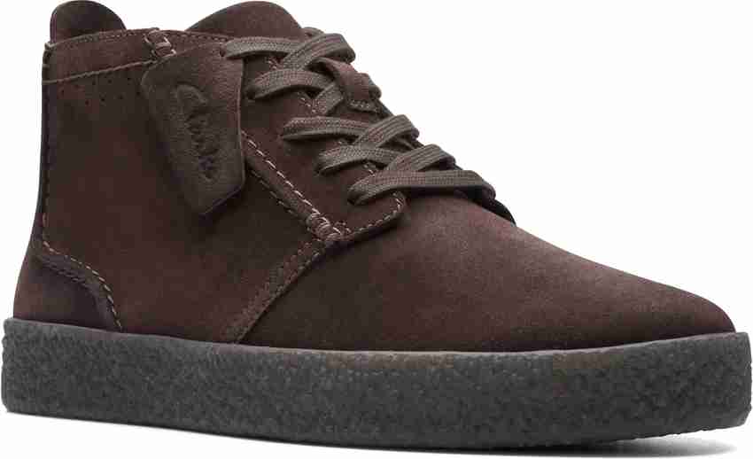 Clarks top brown suede