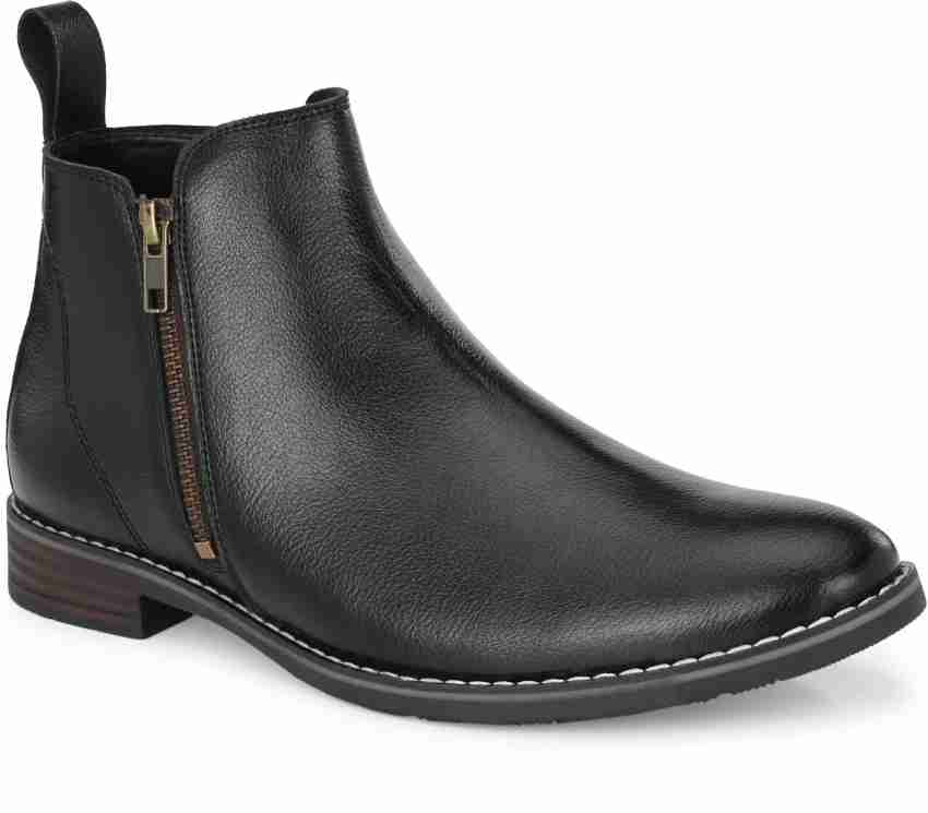 Attitudist Brown Chelsea Boot For Men - ATTITUDIST