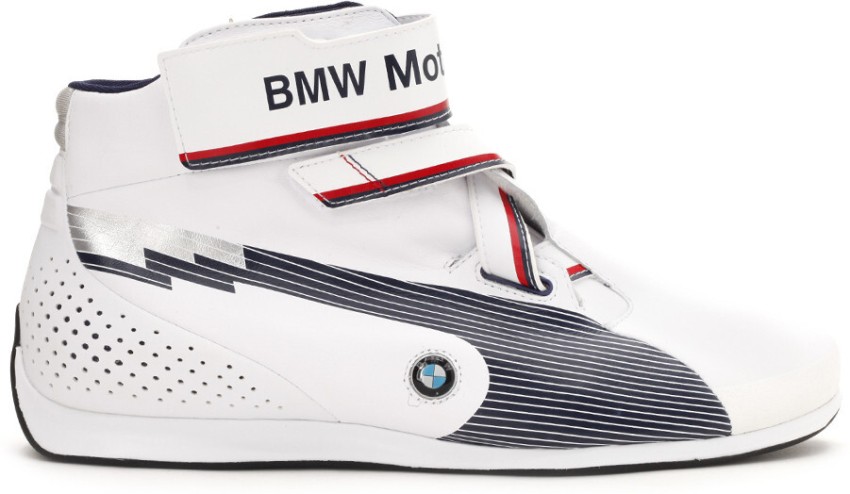 PUMA Evospeed Mid BMW F1 Motorsport Shoes For Men Buy White Medieval Blue Color PUMA Evospeed Mid BMW F1 Motorsport Shoes For Men Online at Best Price Shop Online for