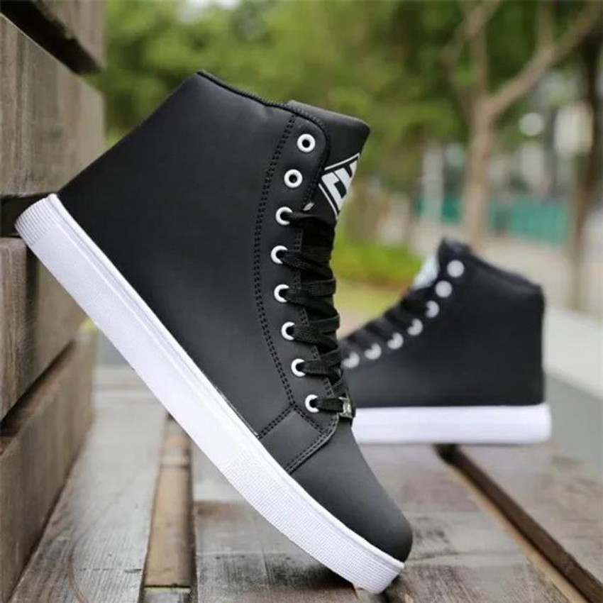 black designer high tops