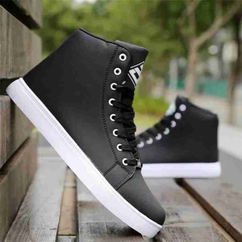 Casual mens 2025 high top shoes