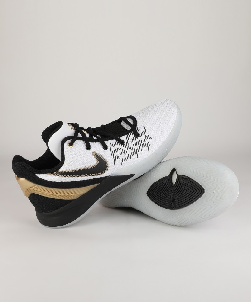 Nike men's kyrie flytrap ii basketball shoes - white/gold/black best sale