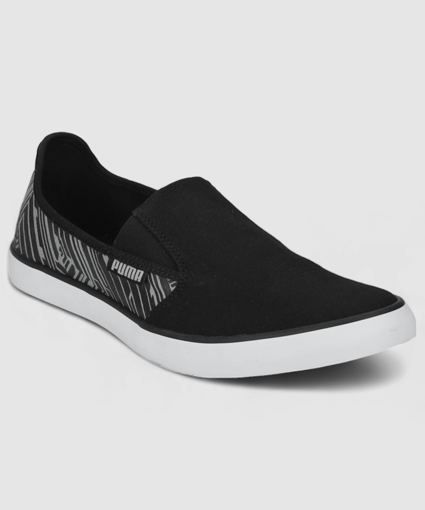 Puma canvas shoes black hotsell