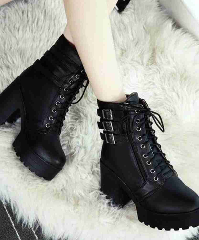 Stylish store black booties