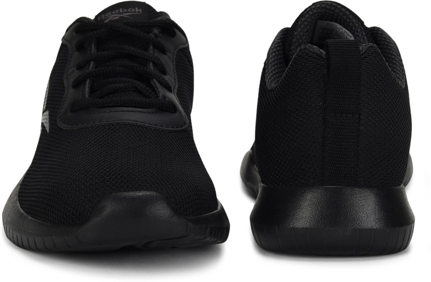 reebok racer black shoes
