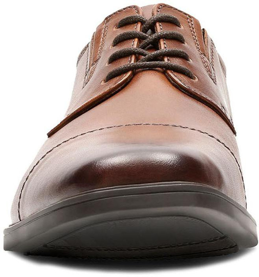 Clarks tilden cap dark tan store