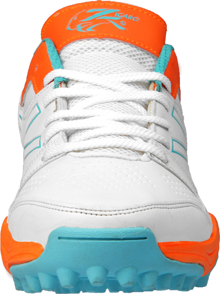 Orange and green shoes store