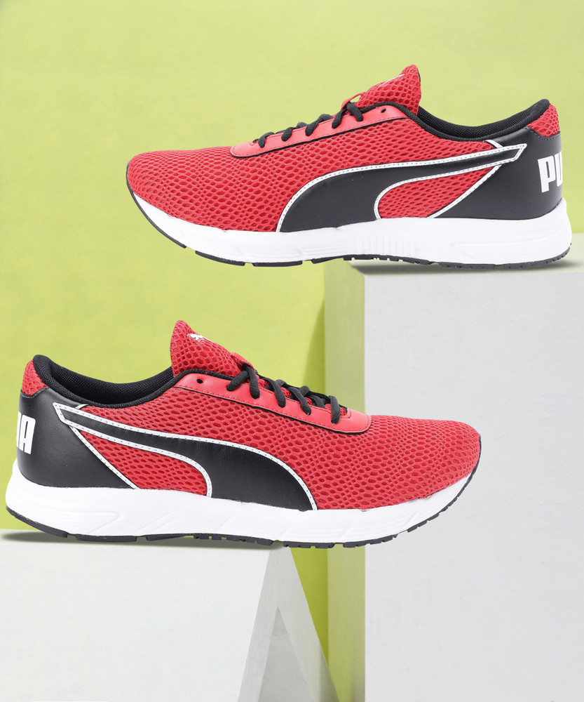 Puma metallic shoes red best sale