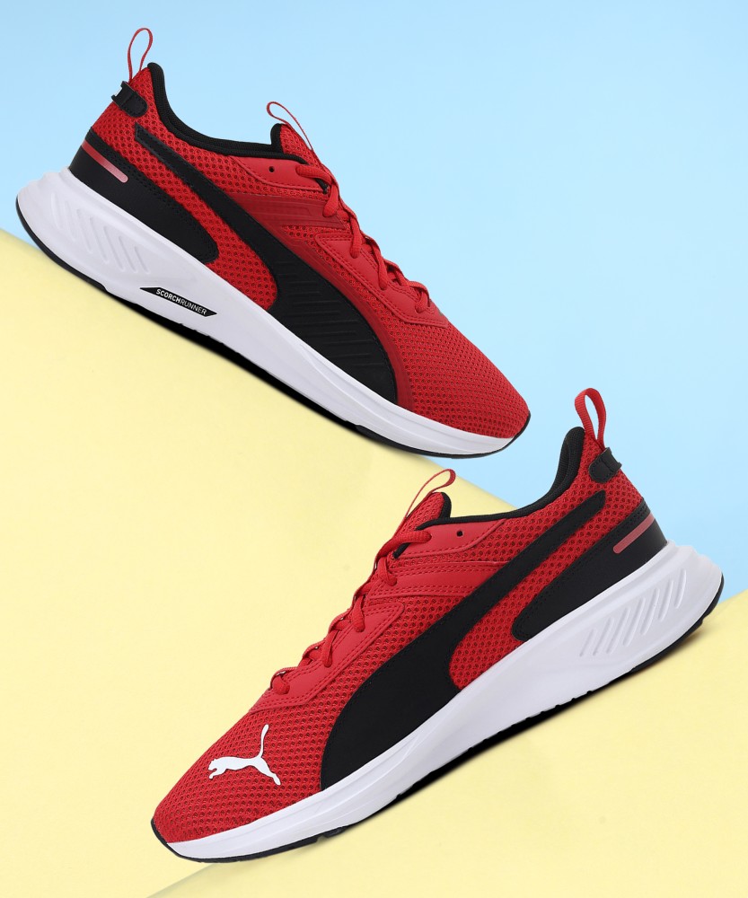 Puma red store shoes flipkart