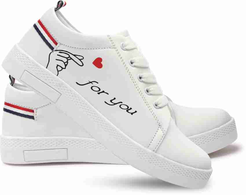 White shoes for girls on sale flipkart