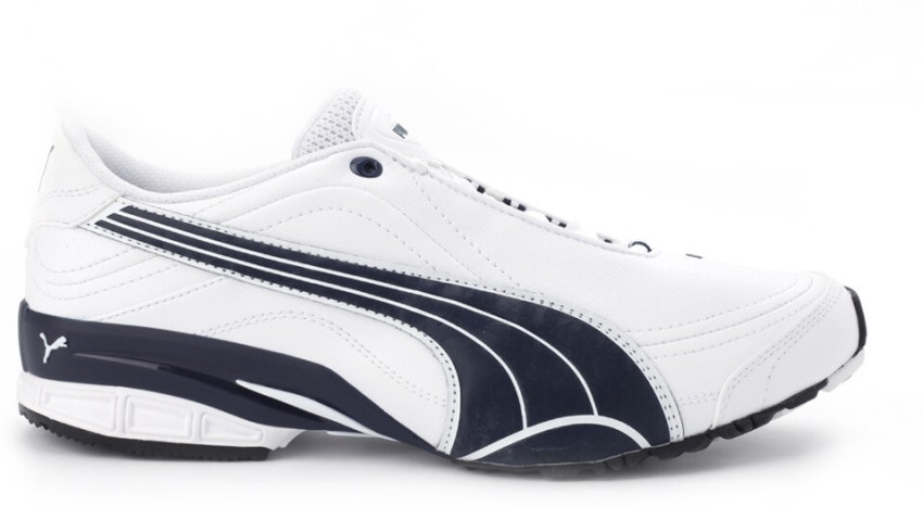 PUMA Tazon II Running Shoes For Men Buy White New Navy Puma Silver Color PUMA Tazon II Running Shoes For Men Online at Best Price Shop Online for Footwears in