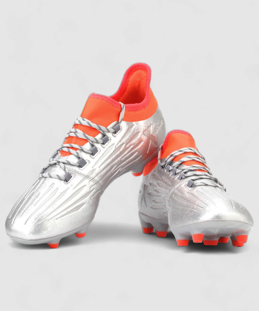 ADIDAS X 16.2 FG Men Football Shoes For Men Buy SILVER MET. CORE BLACK SOLAR RED Color ADIDAS X 16.2 FG Men Football Shoes For Men Online at Best Price Shop Online
