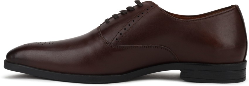 Buy Louis Philippe Men Navy Lace Up Shoes at Redfynd