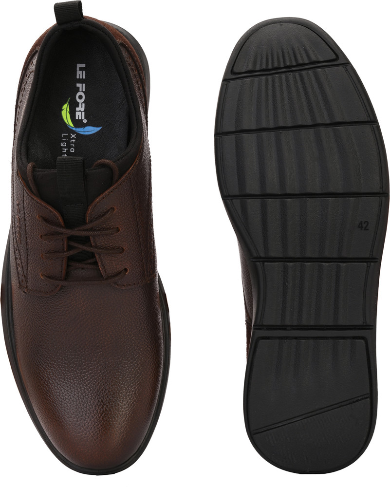 LEFORE Comfortable Formal ECOLITE Leather Shoes For Men Highest