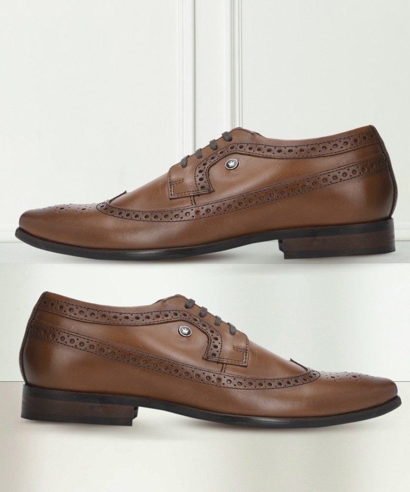 Louis Philippe Lace Ups : Buy Louis Philippe Brown Formal Shoes Online