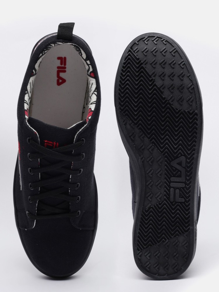 Fila black canvas top shoes