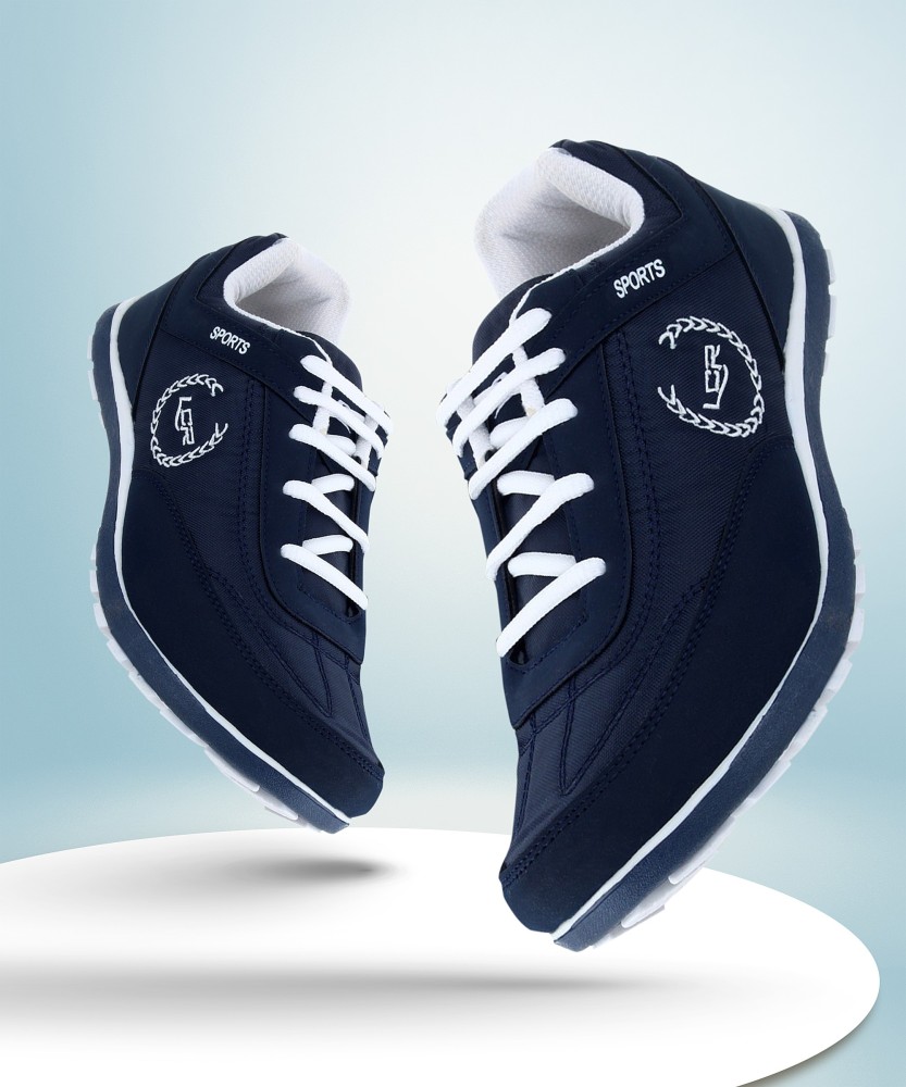 Buy Lancer Men's Navy Blue Sports Running Shoes Online @ ₹699 from ShopClues