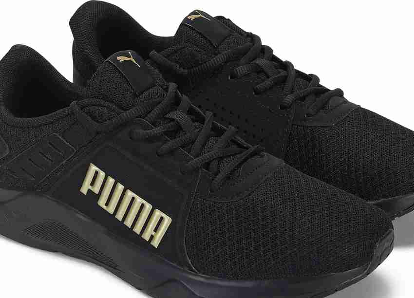 Puma radiate xt black and sale gold