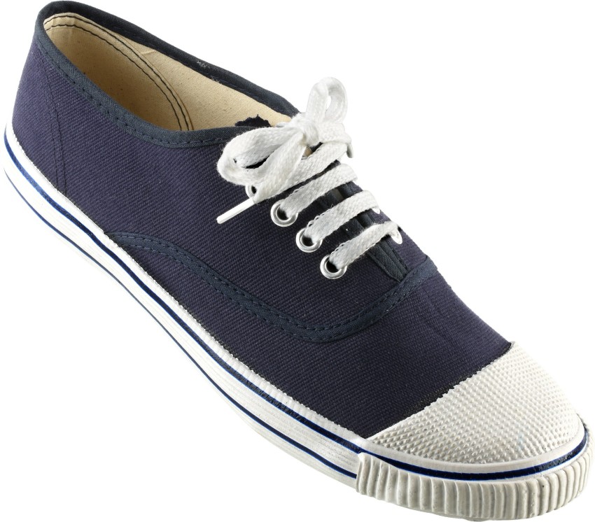 Blue canvas 2024 school shoes