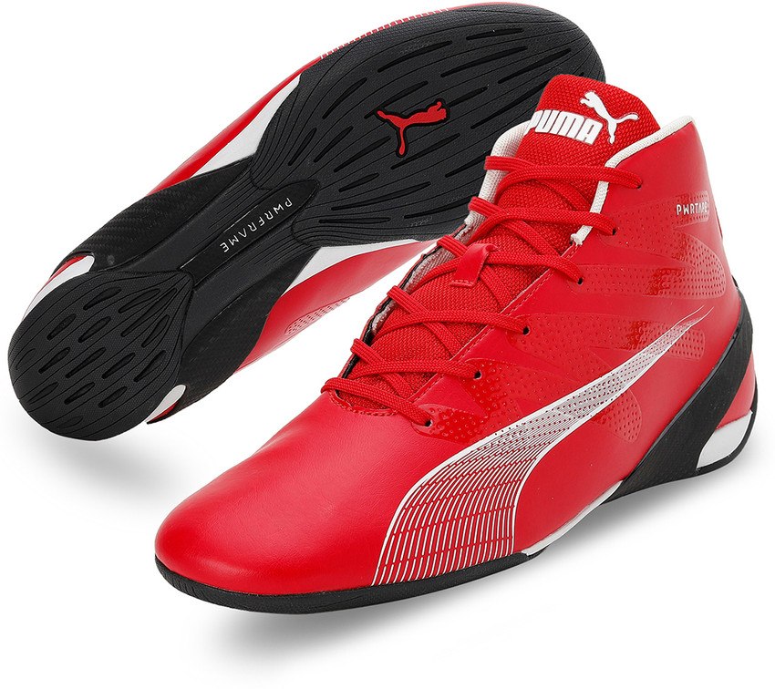 Puma ferrari red high ankle shoes hot sale