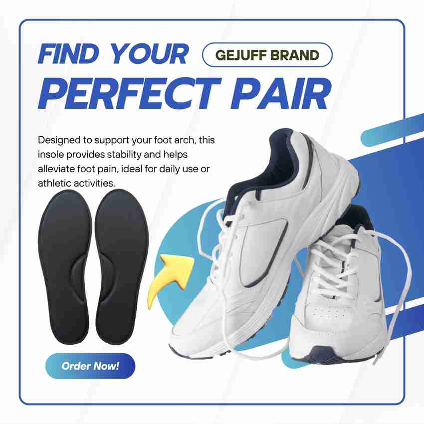 GEJUFF Size 7 Memory Foam Insole for Men Memory Foam Shoe Sole Sneakers For Men Buy GEJUFF Size 7 Memory Foam Insole for Men Memory Foam Shoe Sole Sneakers For Men Online at