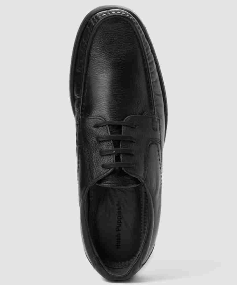 HUSH PUPPIES MOCCA ZERO G Genuine Leather Lace Up Shoes For Men Buy Black Color HUSH PUPPIES MOCCA ZERO G Genuine Leather Lace Up Shoes For Men Online at Best Price