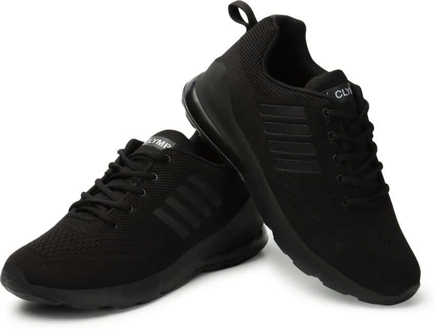 Clymb men's black 2025 running sports shoes