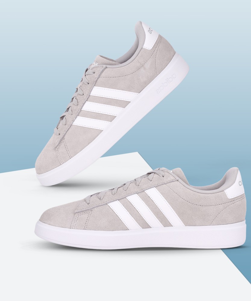 Adidas grand court men's suede sneakers best sale