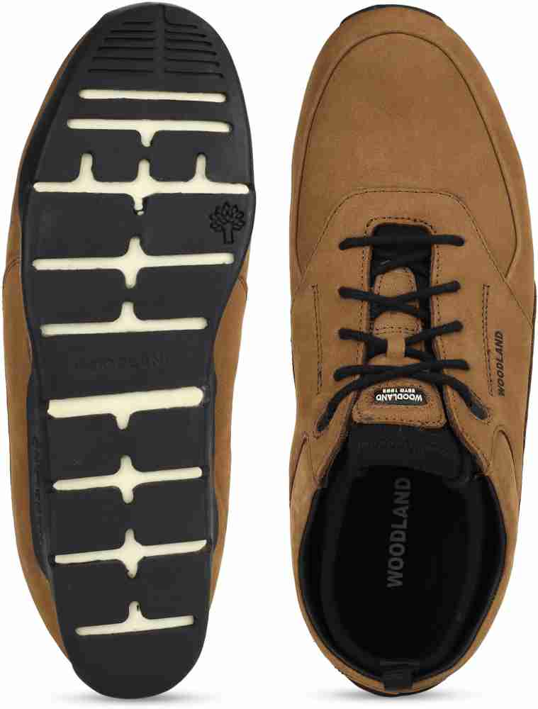 Buy Woodland Cashew Brown Casual Sneakers for Men at Best Price