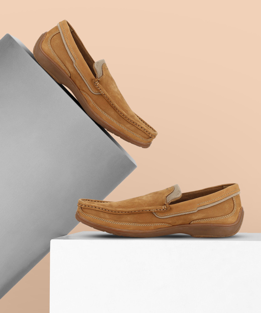 Woodland camel hotsell loafers shoes