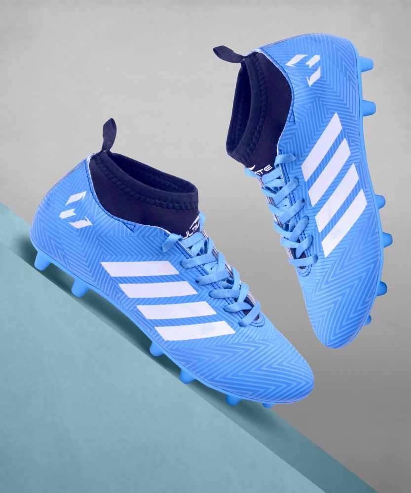 MESSI Ankle Blue Football Studs Football Shoes For Men - MESSI Ankle Blue Football Studs Football Shoes For Men Online at Best Price - Shop Online for in | Flipkart.com