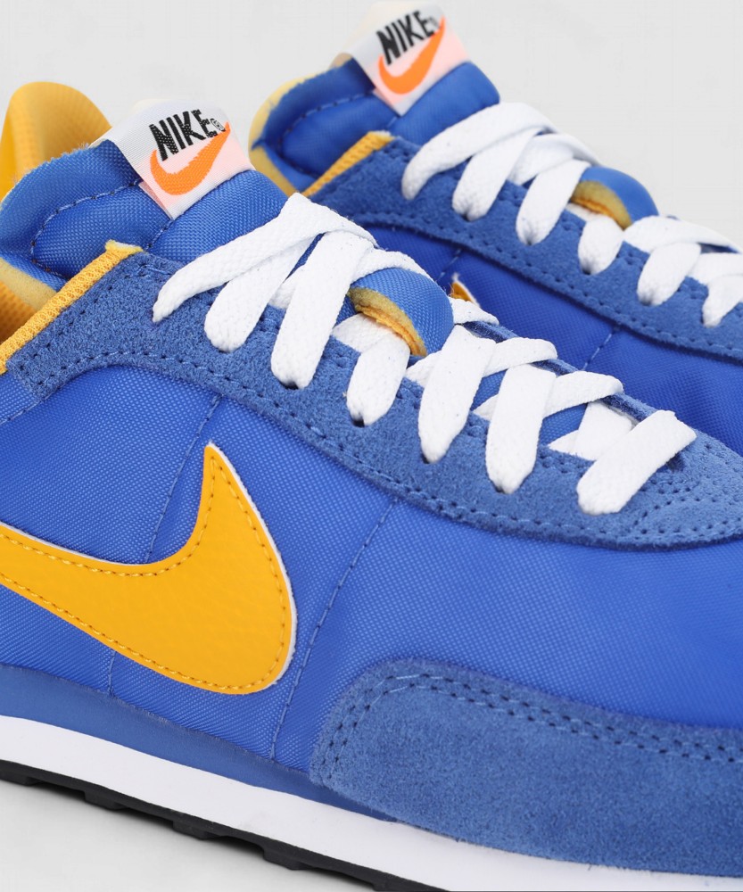 Nike elite trainers blue and yellow best sale