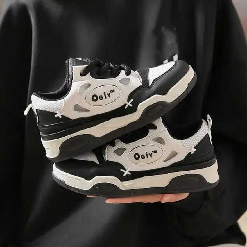 Nice black and white shoes on sale