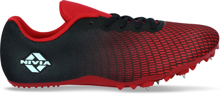 Men Red Running Spikes Shoes, Size: 6, 7, 8, 9, 10
