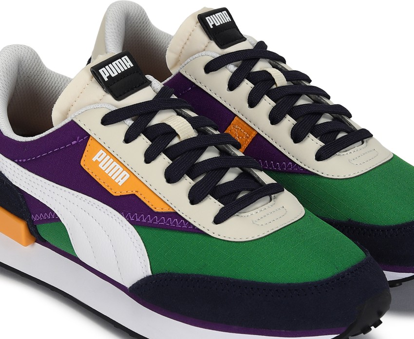 Puma green sale and purple