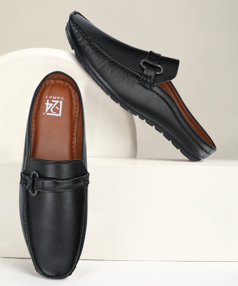 Loafers with back open sale