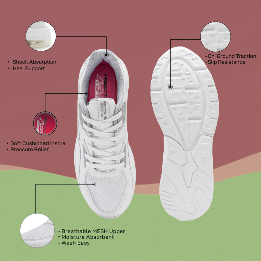 RED TAPE Lifestyle Sneaker Shoes for Women Soft Cushioned Insole Slip Resistance Sneakers For Women