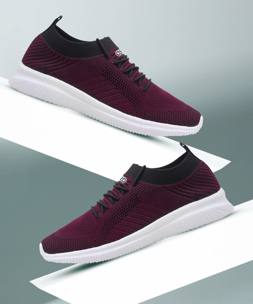 Burgundy running shoes new arrivals
