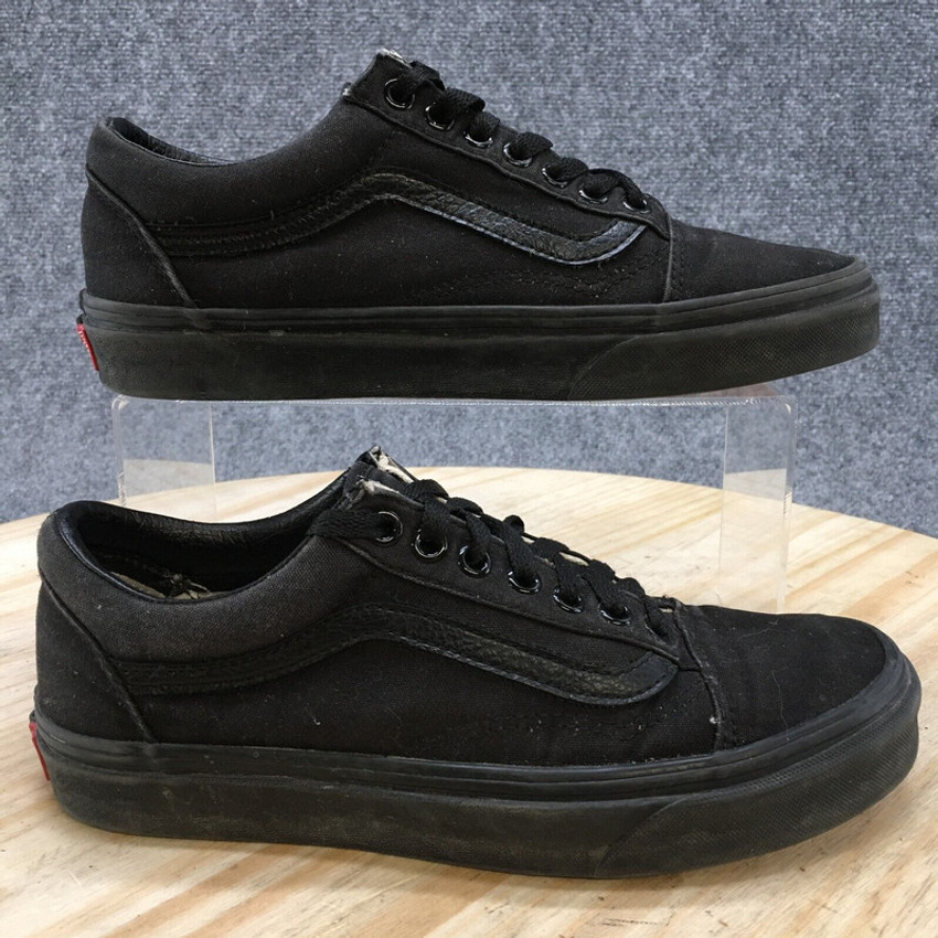 Vans all black sneakers sale
