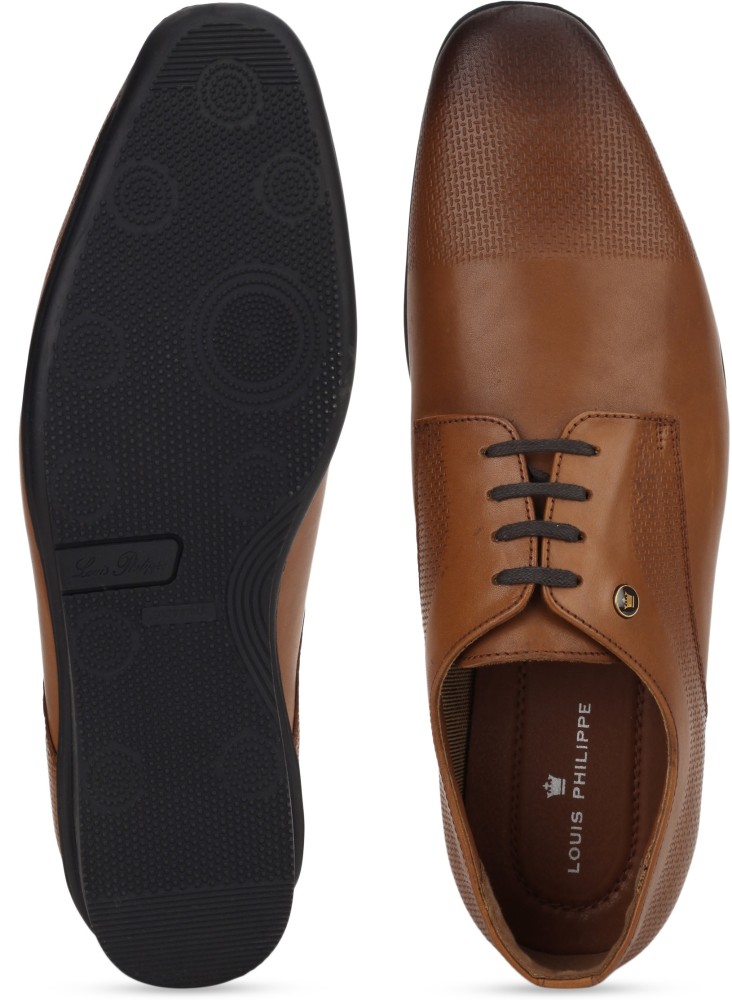 Buy Louis Philippe Brown Lace Up Shoes Online - 806282