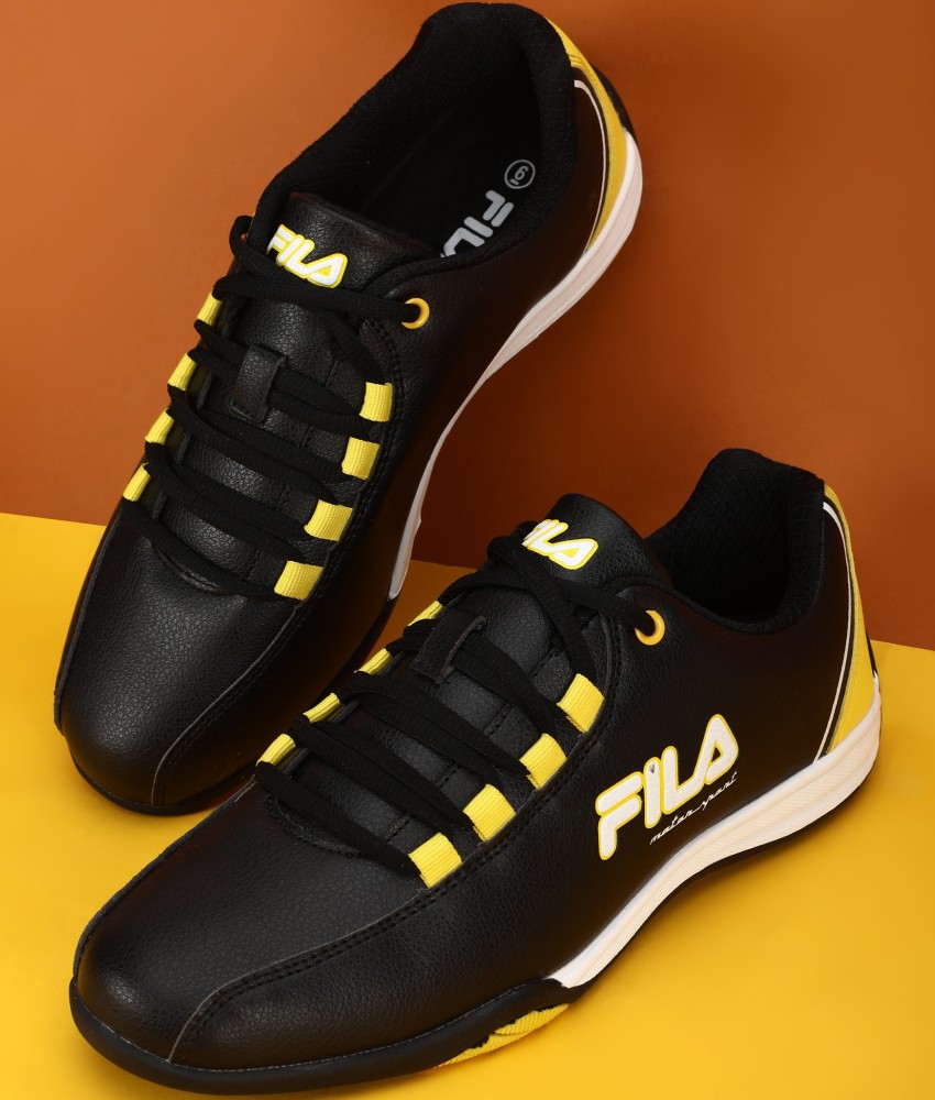 Black and gold fila clearance shoes