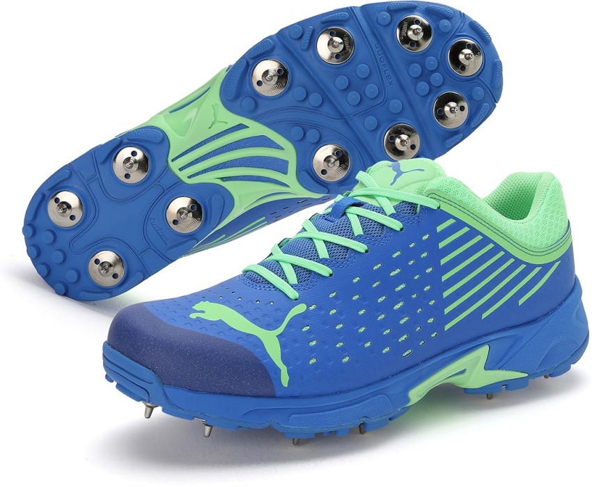 Blue puma cricket fashion shoes