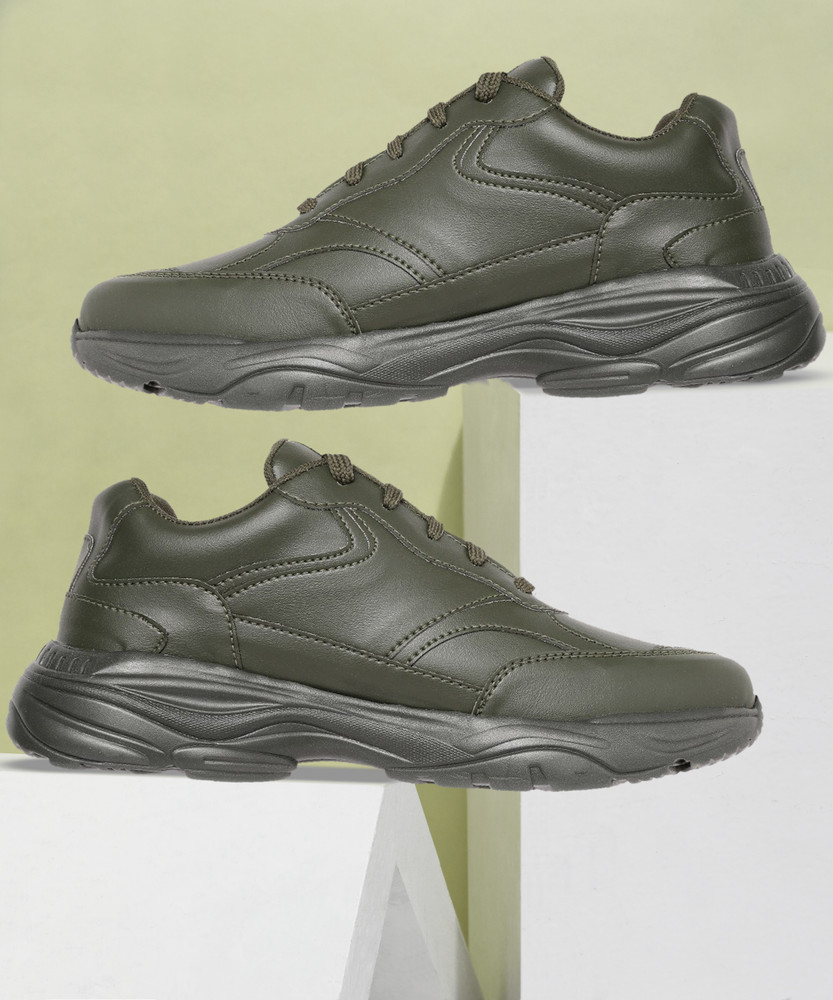 Dark olive green shoes on sale
