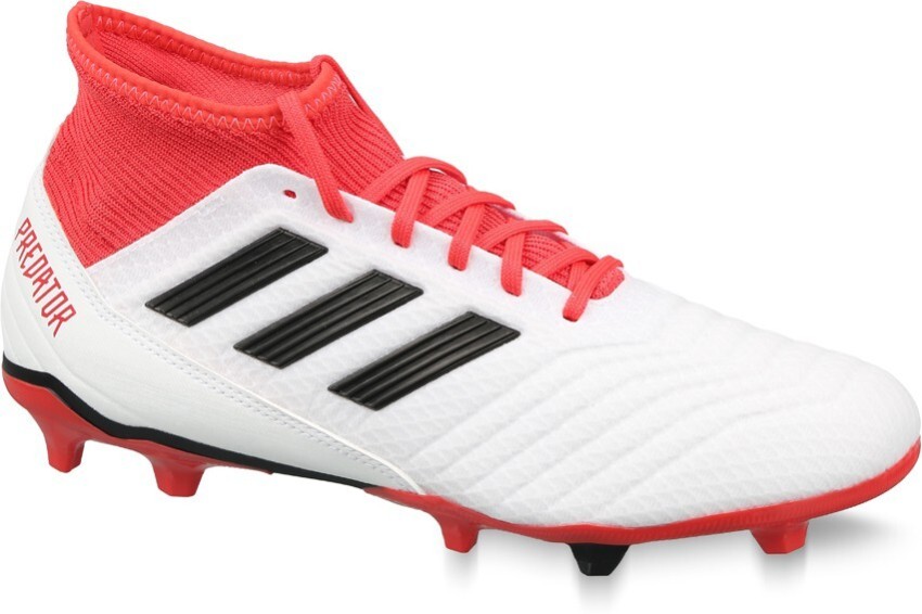 ADIDAS Predator 18.3 Fg Football Shoes For Men Buy FTWWHT CBLACK REACOR Color ADIDAS Predator 18.3 Fg Football Shoes For Men Online at Best Price Shop Online for Footwears in India Flipkart