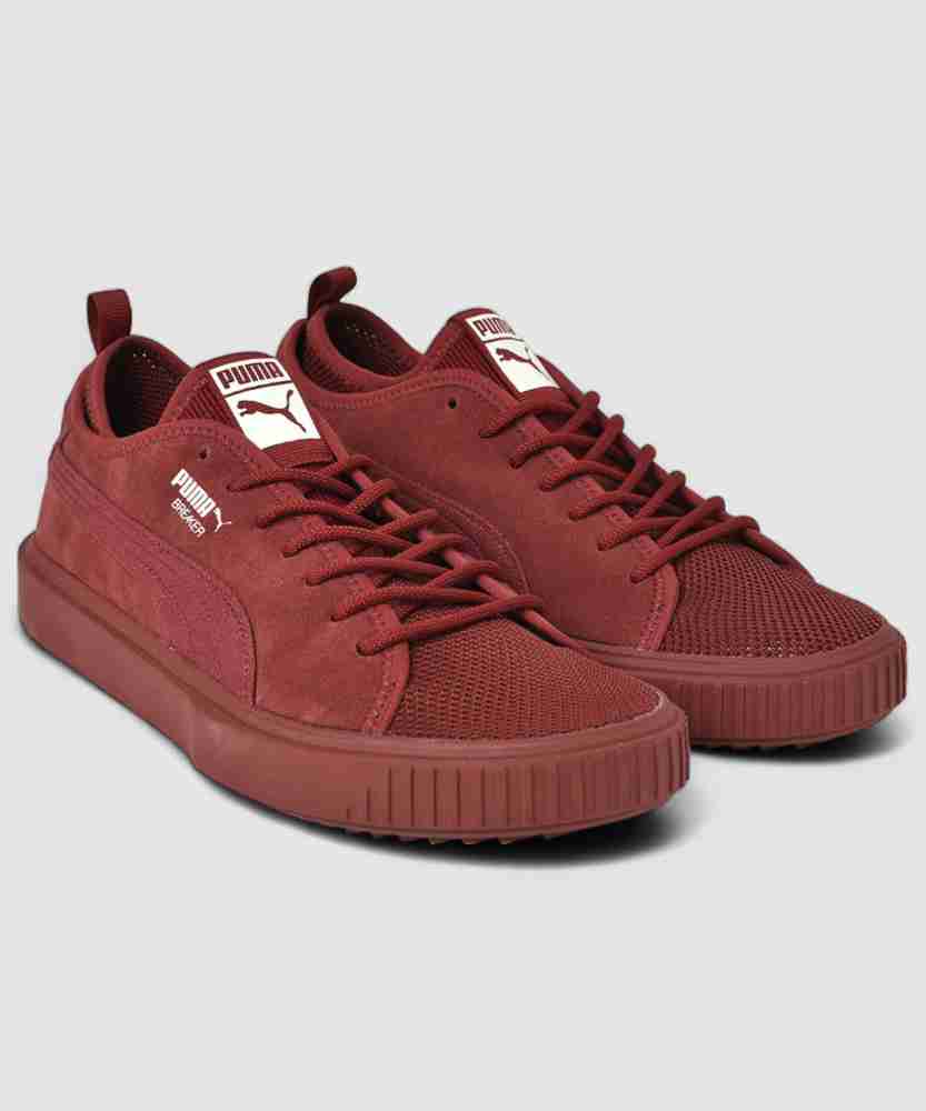 Puma breaker suede red dahlia hotsell