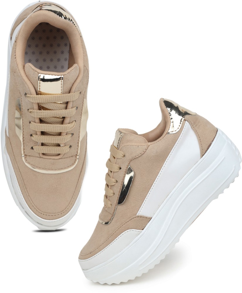 Buy Beige Casual Shoes for Women by SHEZONE Online