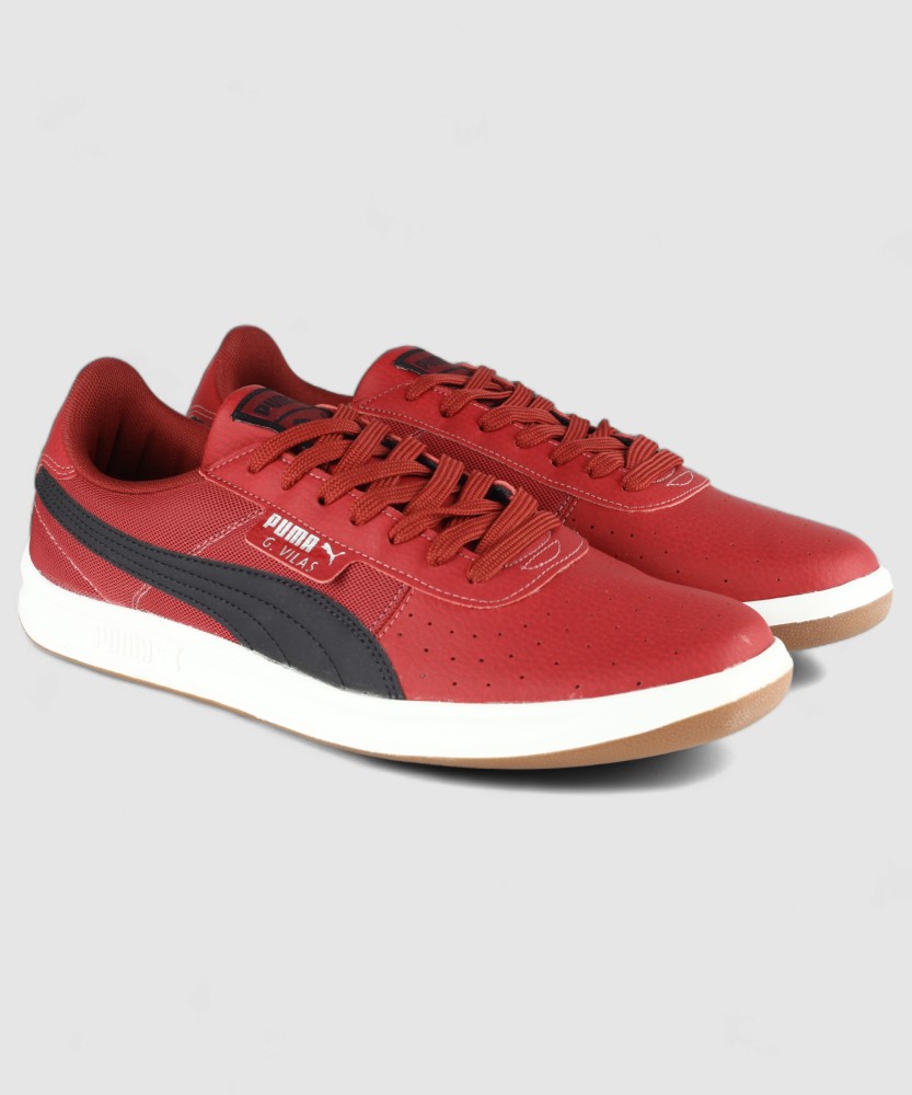 PUMA G. Vilas 2 Core IDP Sneakers For Men Buy Tibetan Red Puma Silver Puma Black Color PUMA G. Vilas 2 Core IDP Sneakers For Men Online at Best Price Shop Online