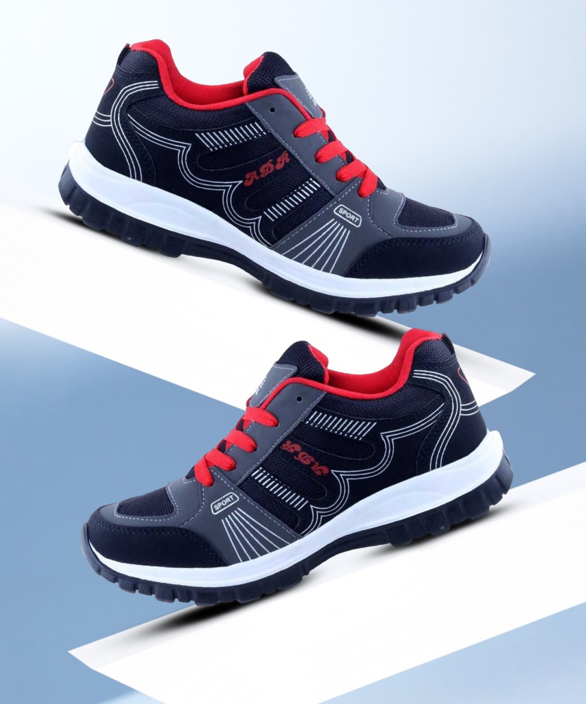 Buy Black Sports Shoes for Men by LANCER Online | Ajio.com