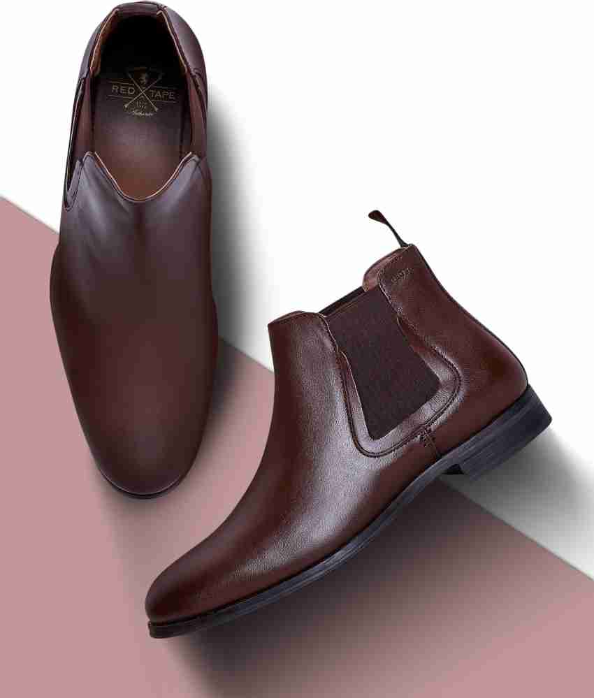 Red on sale chelsea boot